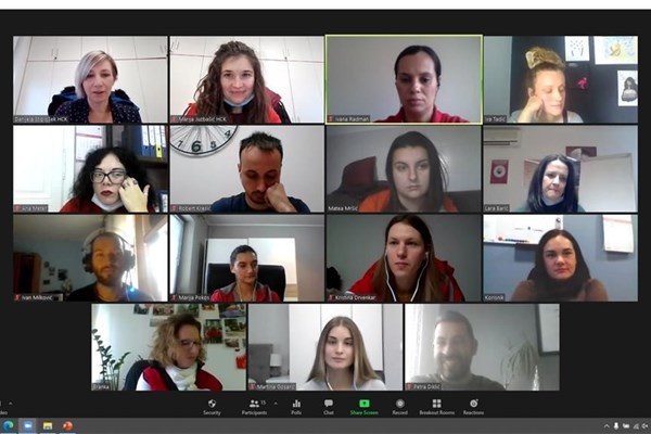 Edukacije iz psihosocijalne podrške za djelatnike i volontere Crvenog križa 